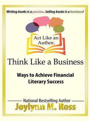 cover image of Act Like an Author, Think Like a Business
